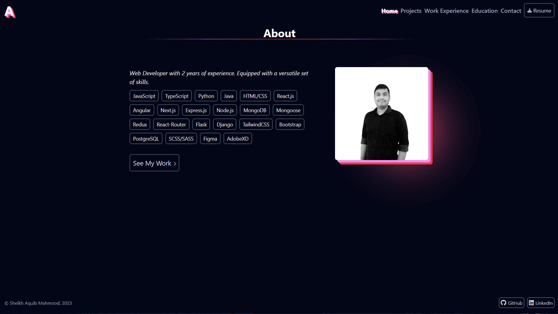 Portfolio Website.